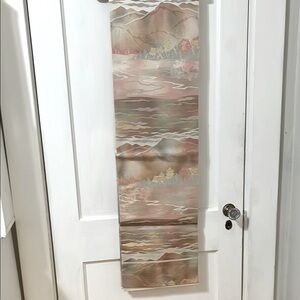 Vintage Japanese Obi Shiny Pink & Gold